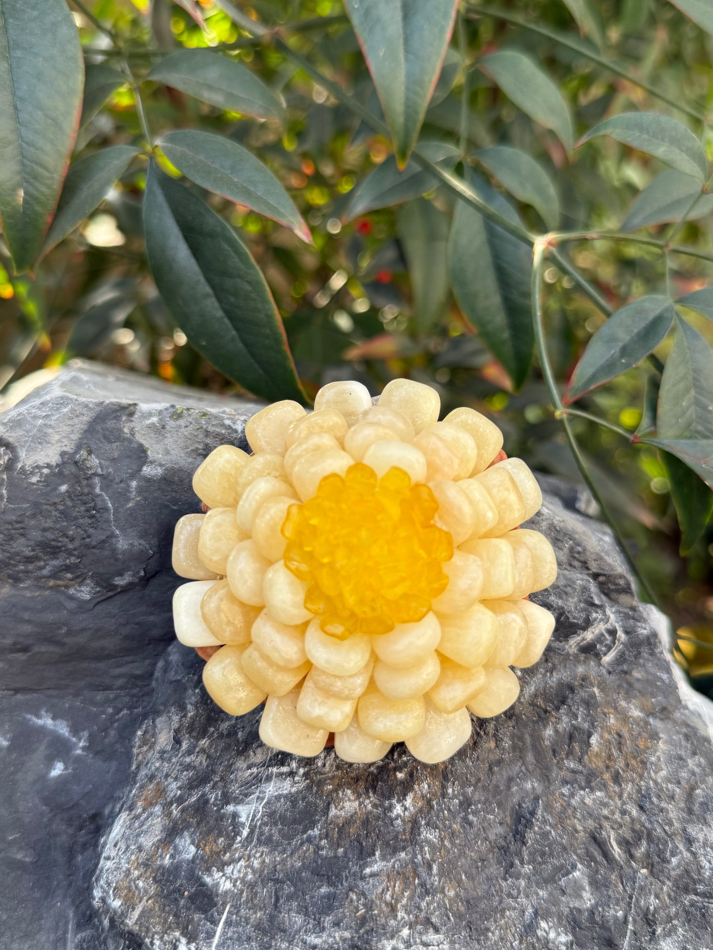 Yellow Jade Flower